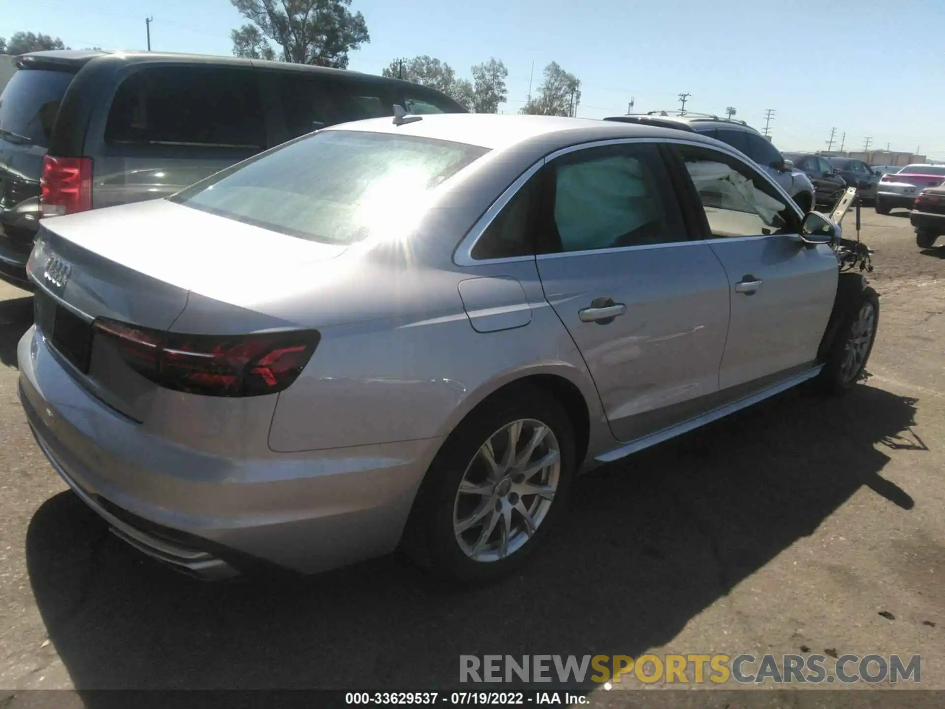 4 Photograph of a damaged car WAUGMAF42LA065169 AUDI A4 2020