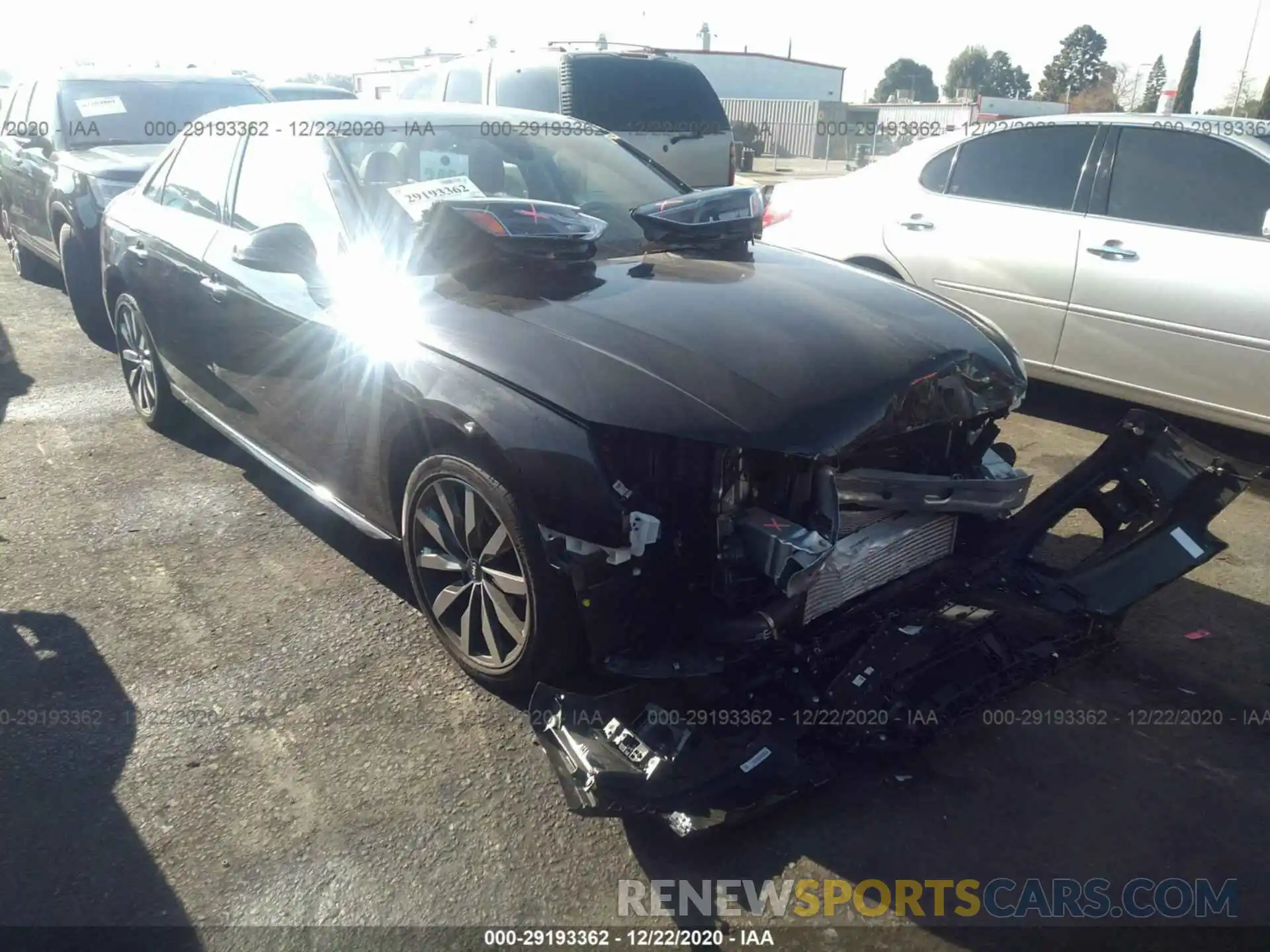 1 Photograph of a damaged car WAUGMAF42LA068010 AUDI A4 2020