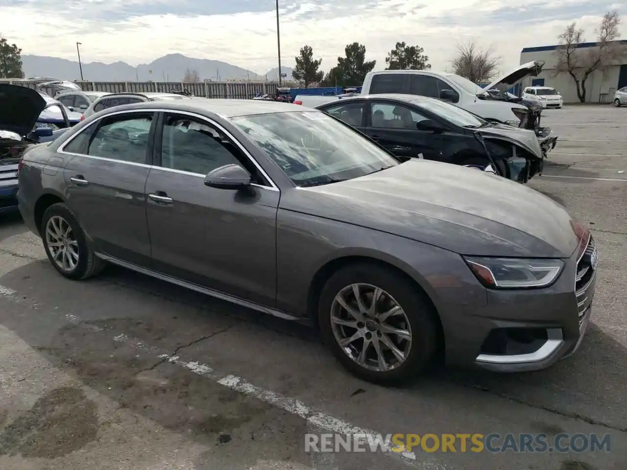 1 Photograph of a damaged car WAUGMAF42LN005353 AUDI A4 2020