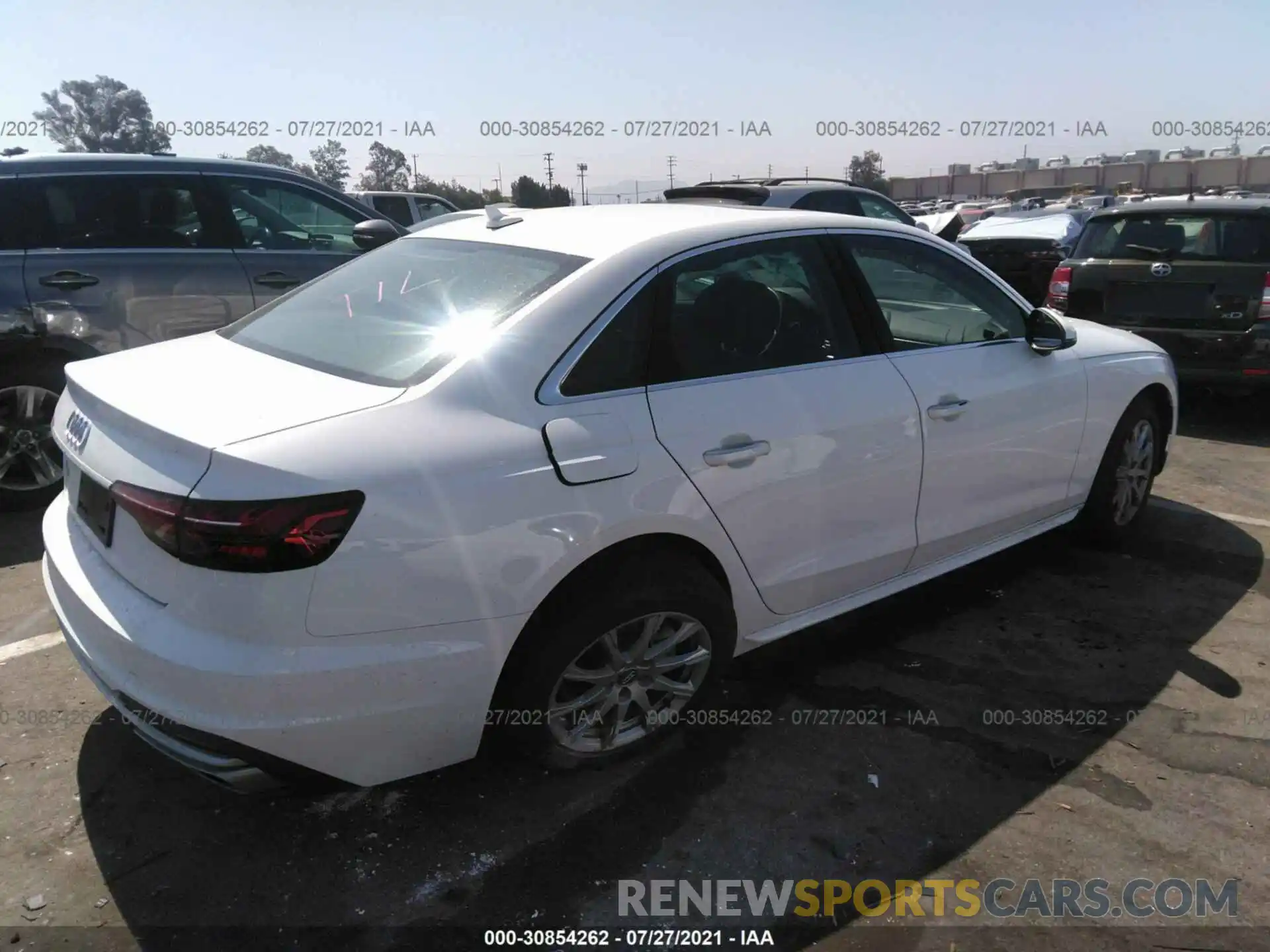 4 Photograph of a damaged car WAUGMAF43LA063348 AUDI A4 2020