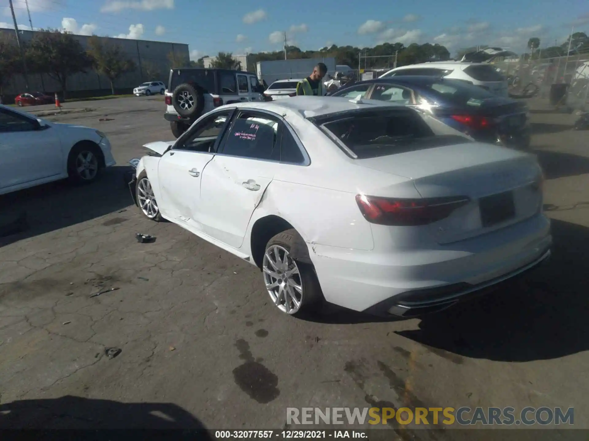 3 Photograph of a damaged car WAUGMAF43LA064984 AUDI A4 2020