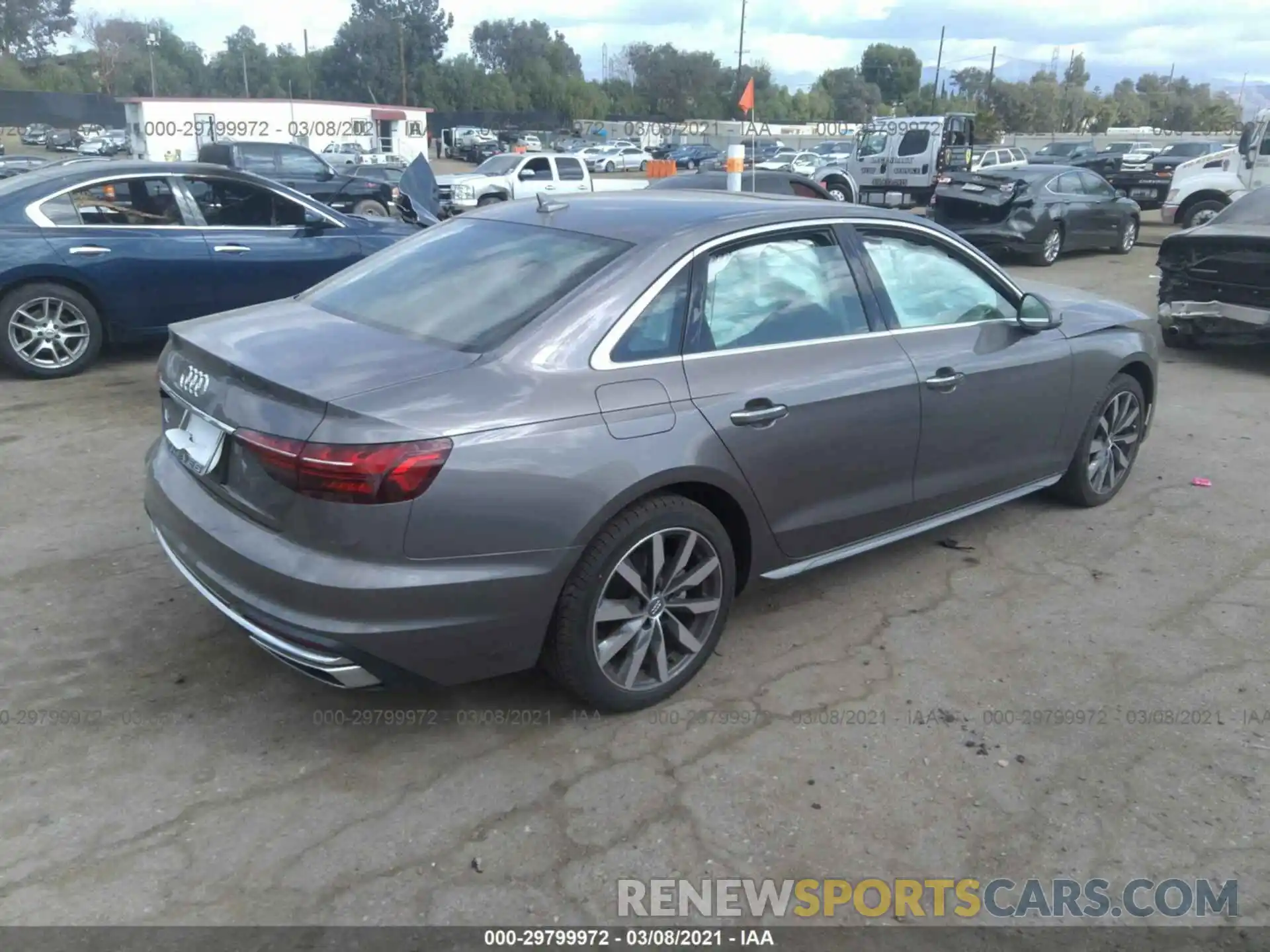 4 Photograph of a damaged car WAUGMAF43LN012912 AUDI A4 2020