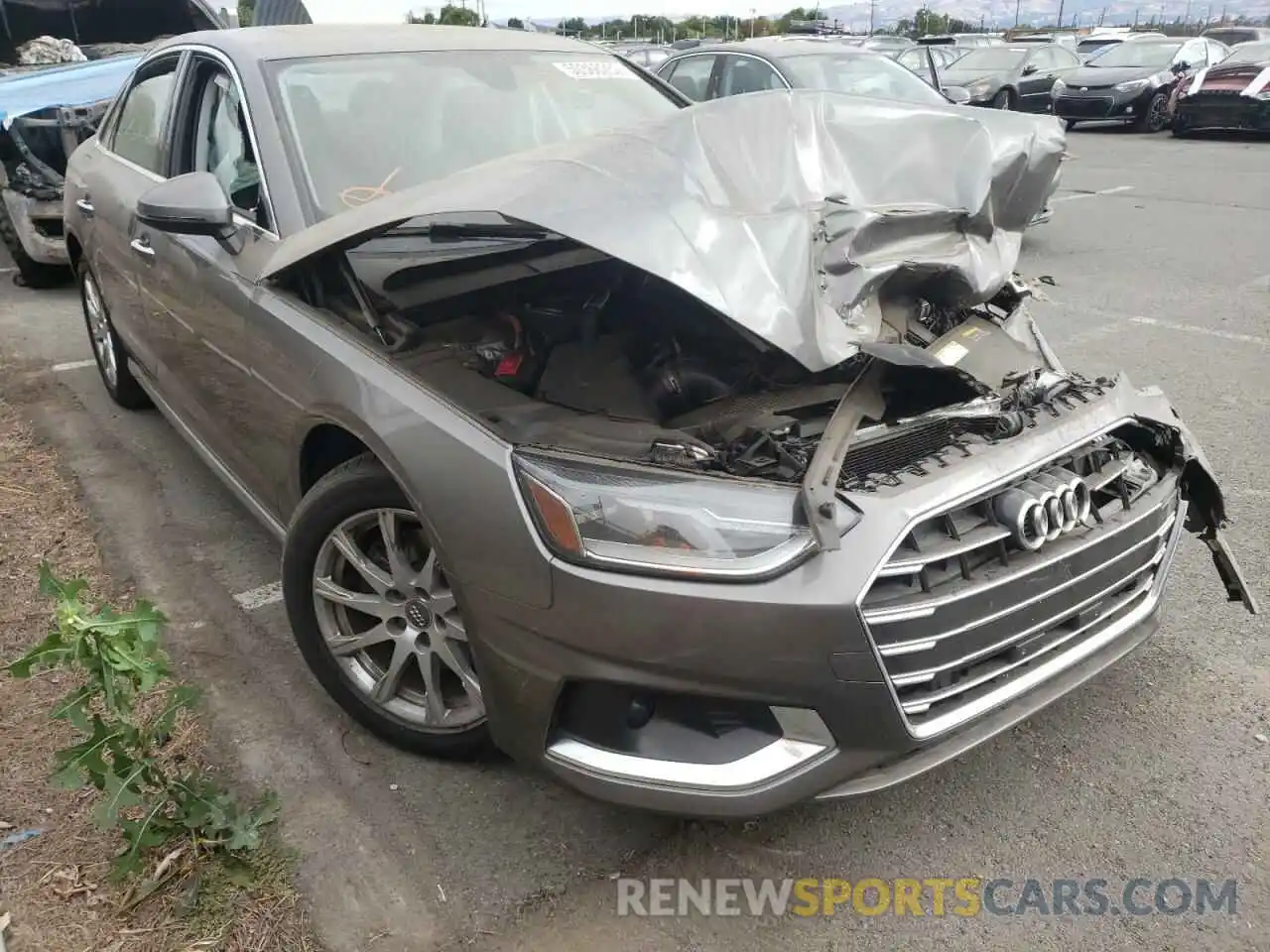 1 Photograph of a damaged car WAUGMAF44LA053315 AUDI A4 2020