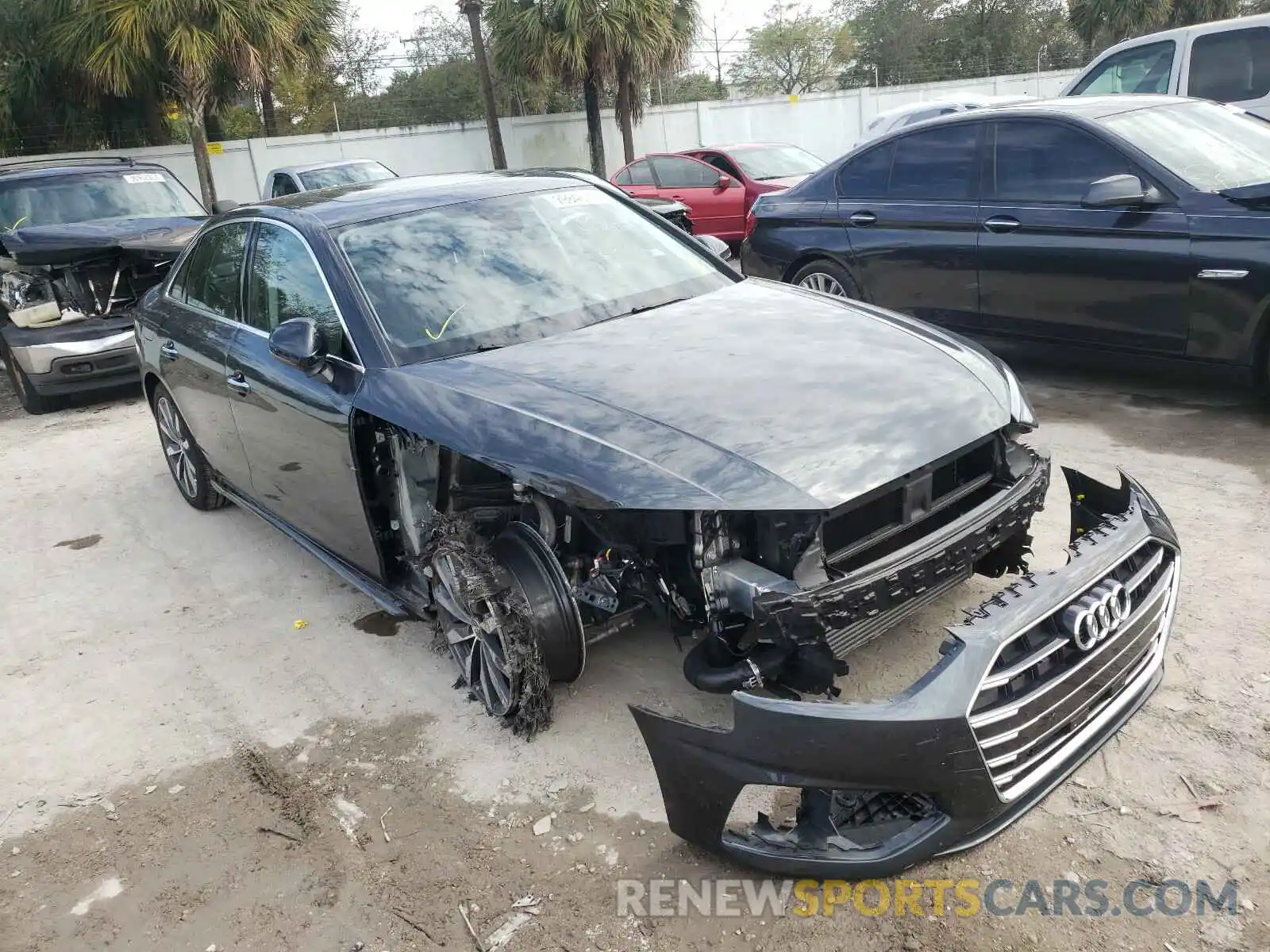 1 Photograph of a damaged car WAUGMAF44LA056201 AUDI A4 2020