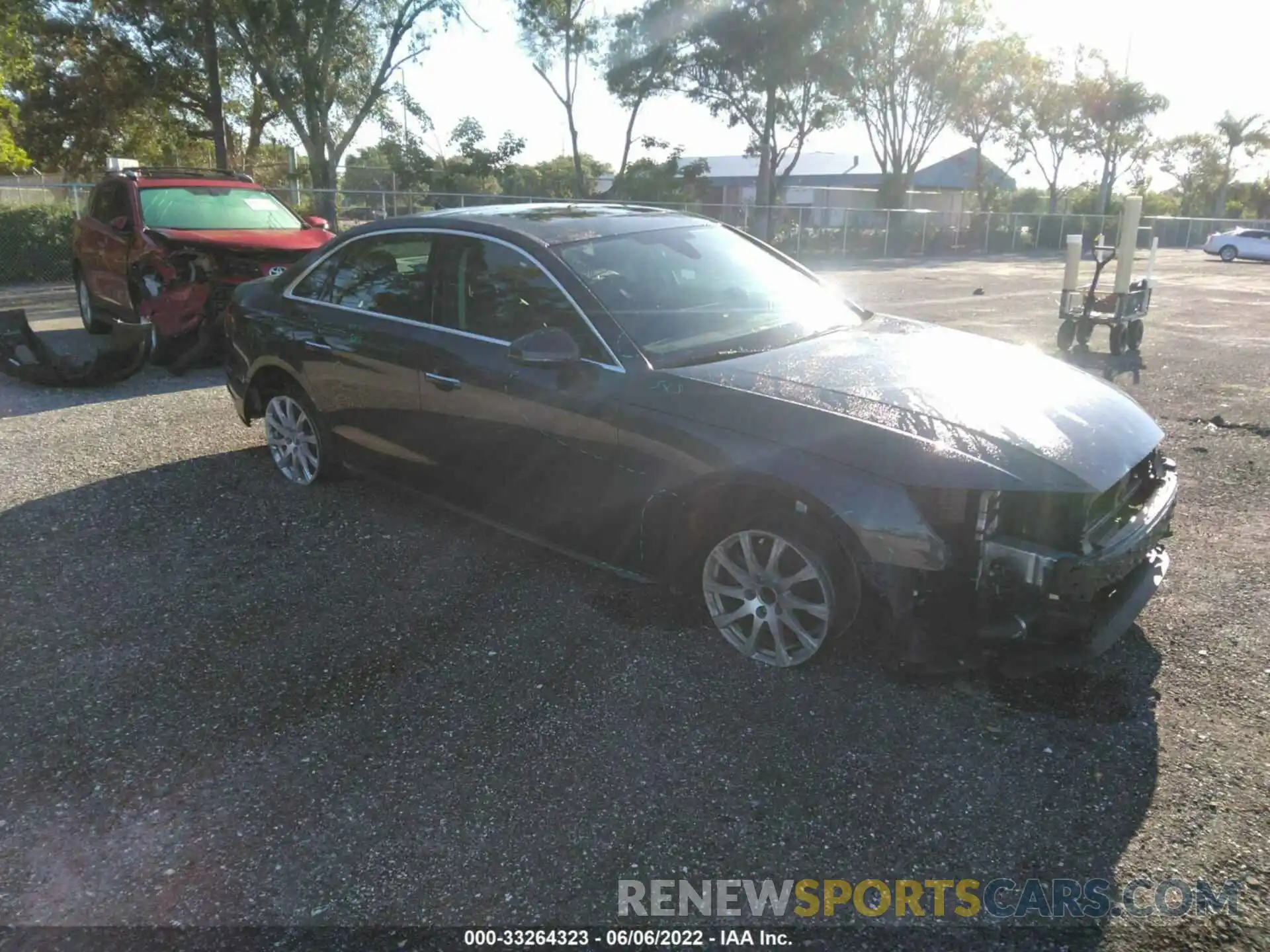 1 Photograph of a damaged car WAUGMAF45LN009350 AUDI A4 2020