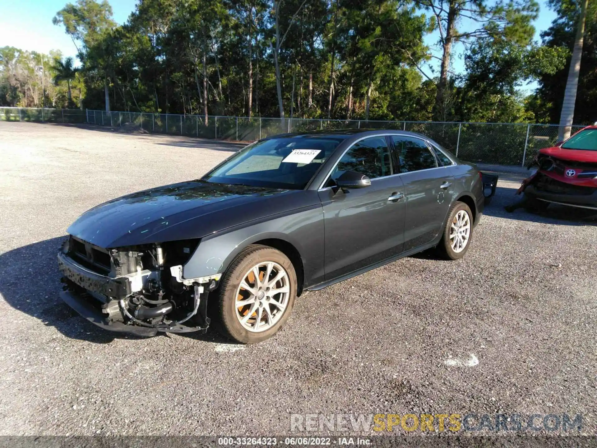 2 Photograph of a damaged car WAUGMAF45LN009350 AUDI A4 2020