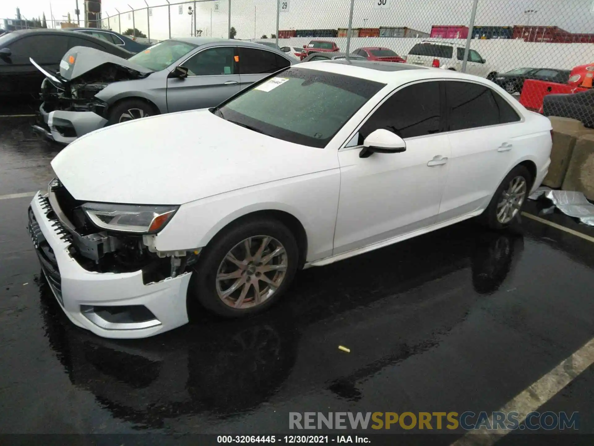 2 Photograph of a damaged car WAUGMAF47LN003906 AUDI A4 2020