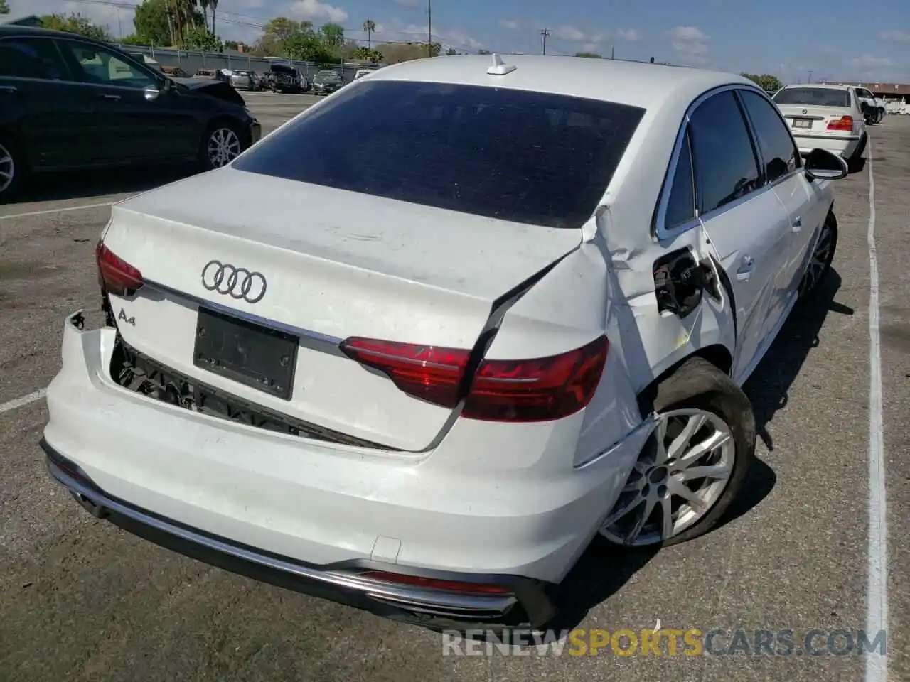 4 Photograph of a damaged car WAUGMAF48LN003820 AUDI A4 2020