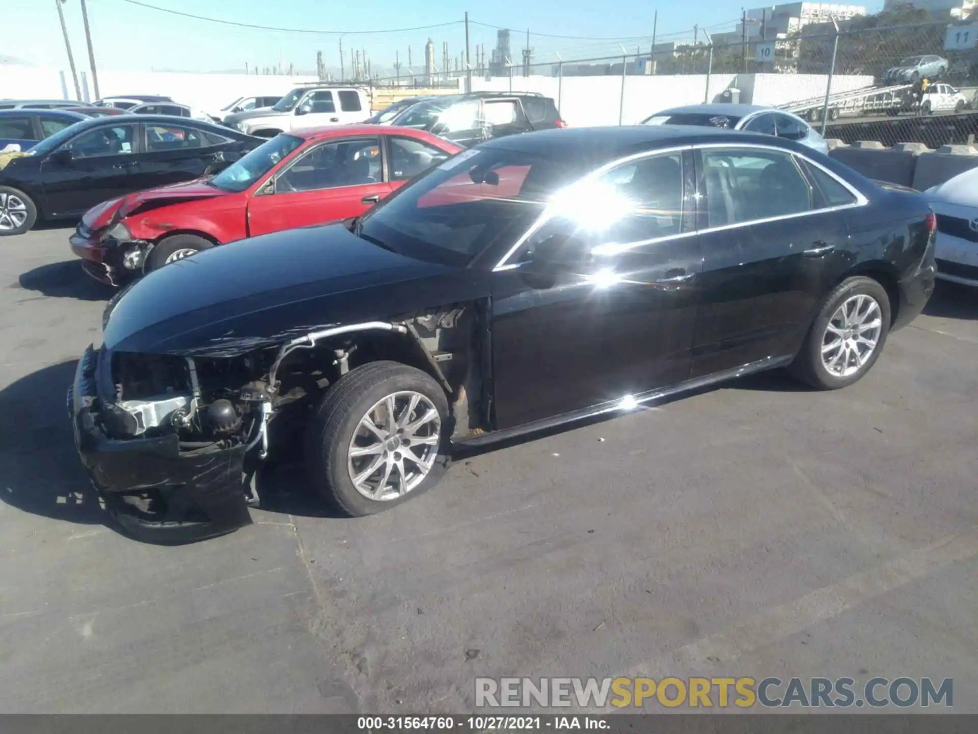 2 Photograph of a damaged car WAUGMAF48LN005275 AUDI A4 2020