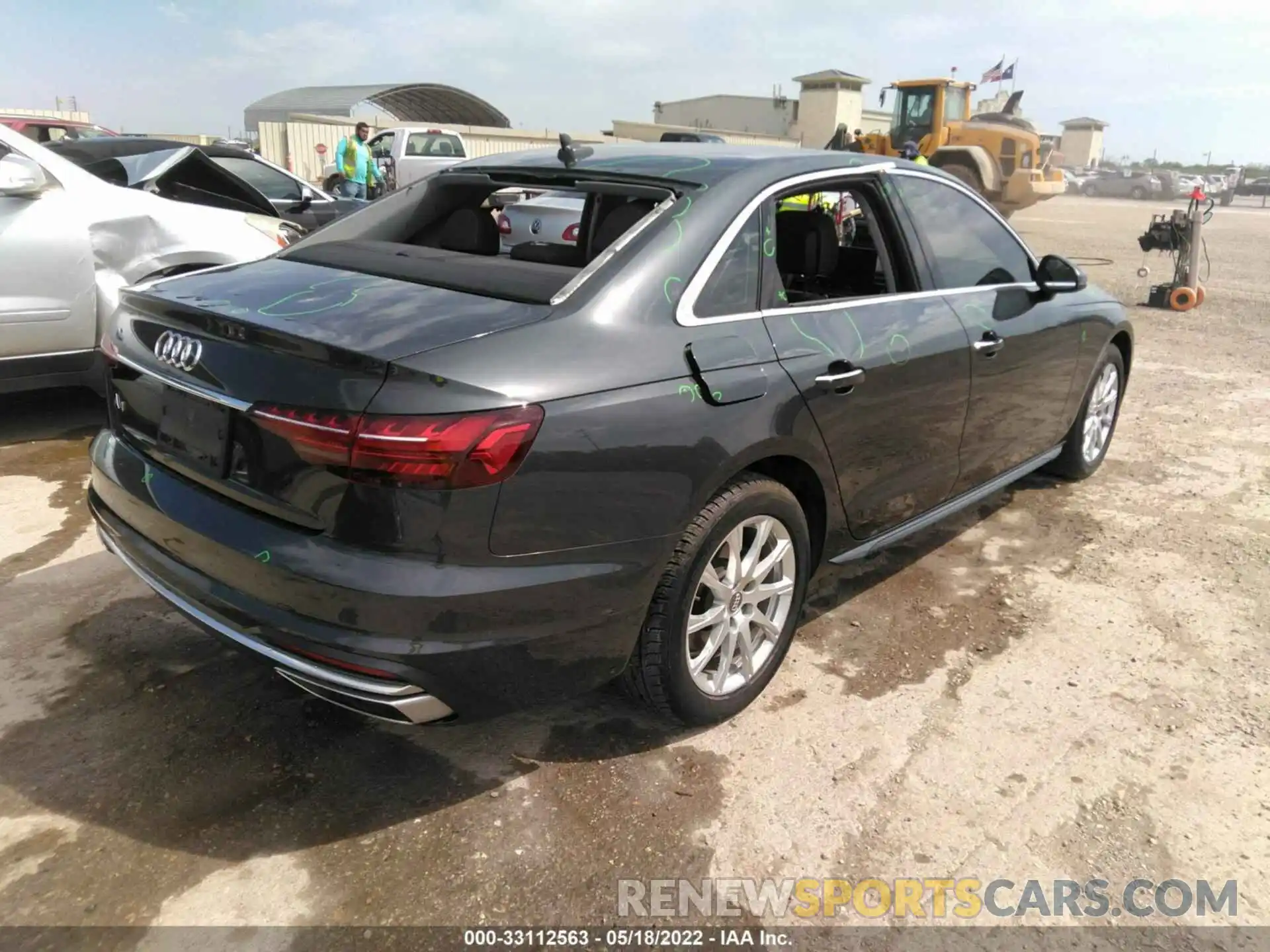 4 Photograph of a damaged car WAUGMAF49LN009657 AUDI A4 2020