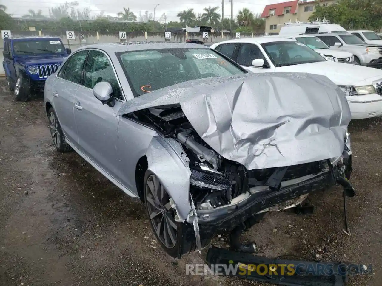 1 Photograph of a damaged car WAUGMAF49LN011571 AUDI A4 2020