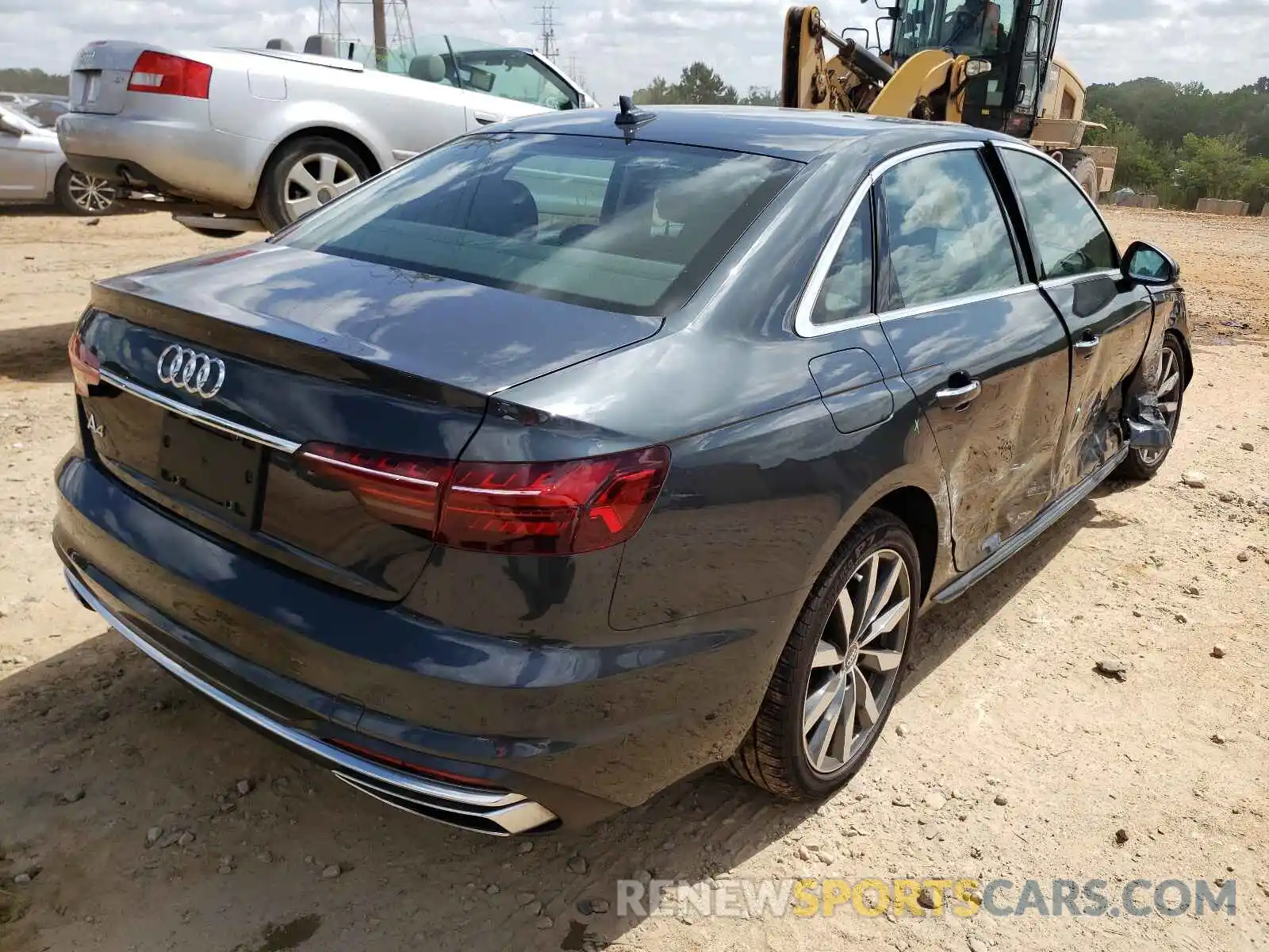 4 Фотография поврежденного автомобиля WAUGMAF4XLA039144 AUDI A4 2020