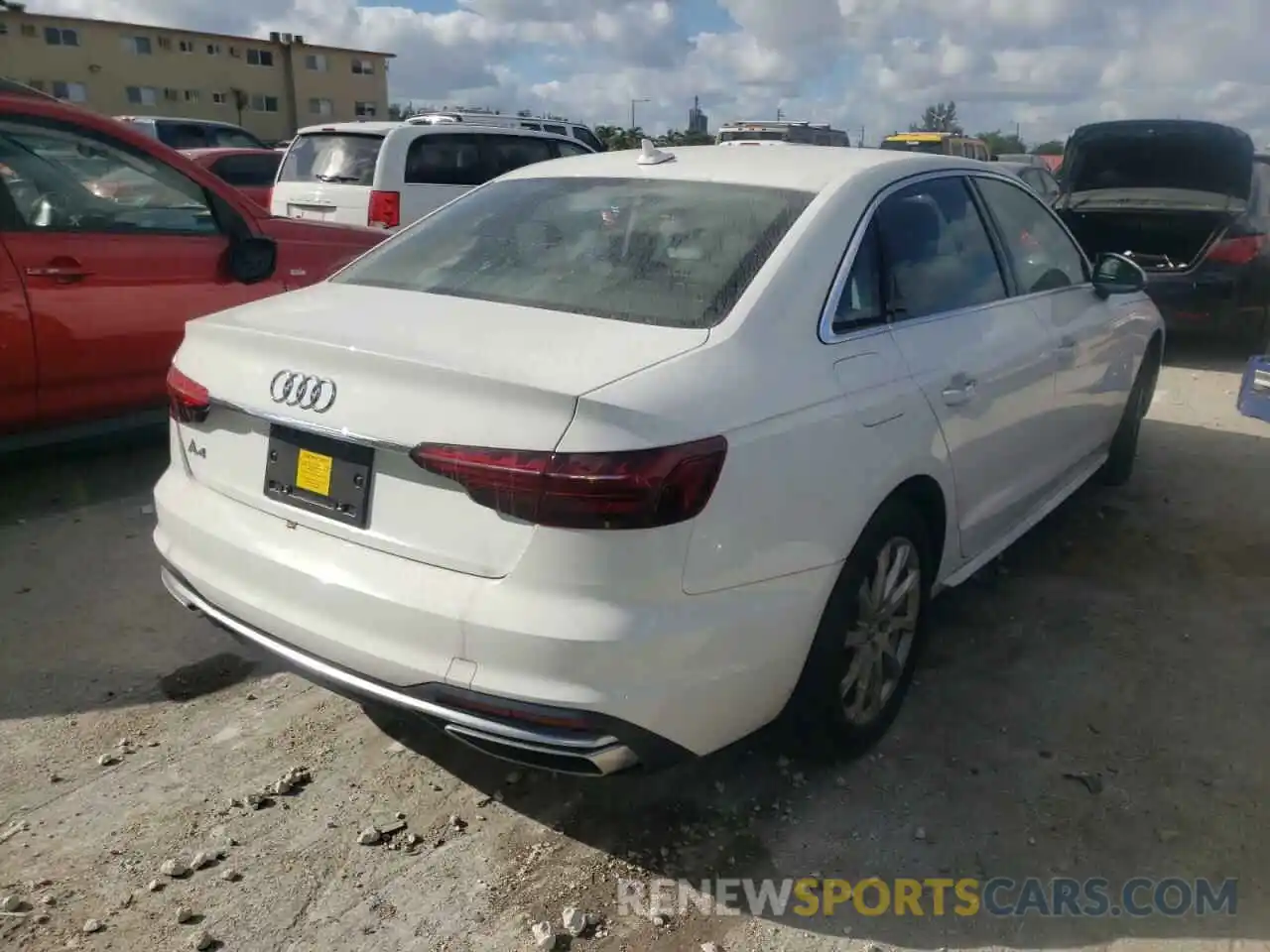 4 Photograph of a damaged car WAUGMAF4XLA041010 AUDI A4 2020