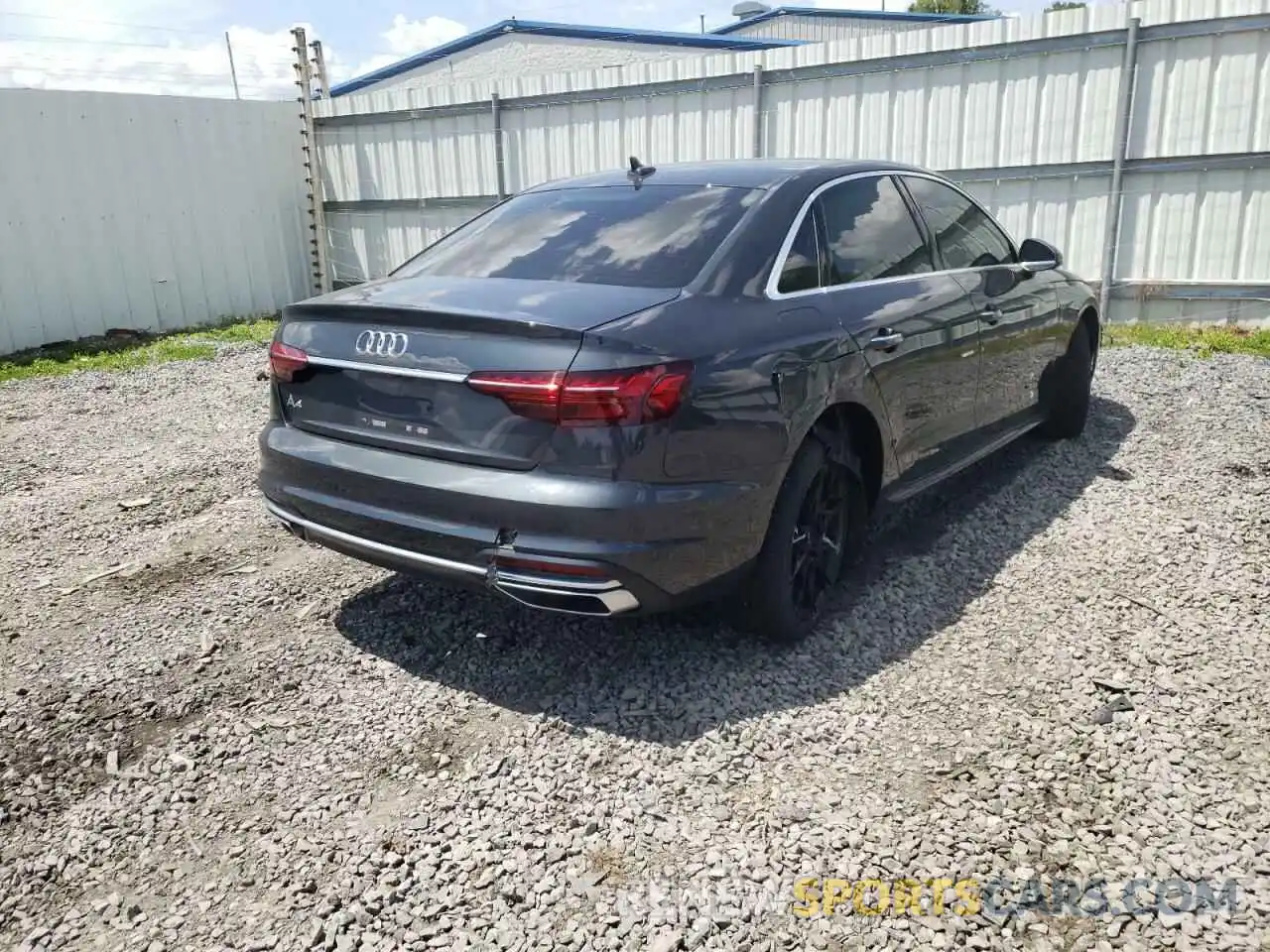 4 Фотография поврежденного автомобиля WAUGMAF4XLA042898 AUDI A4 2020