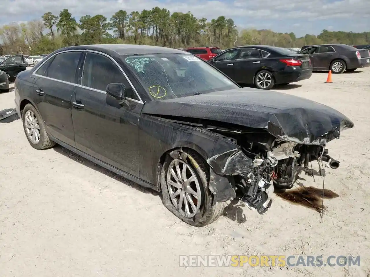 1 Photograph of a damaged car WAUGMAF4XLA049463 AUDI A4 2020