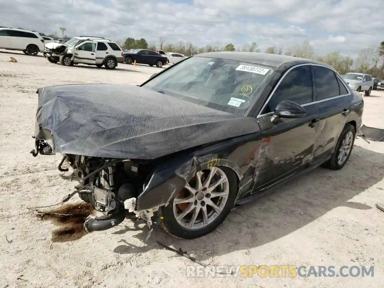 2 Photograph of a damaged car WAUGMAF4XLA049463 AUDI A4 2020