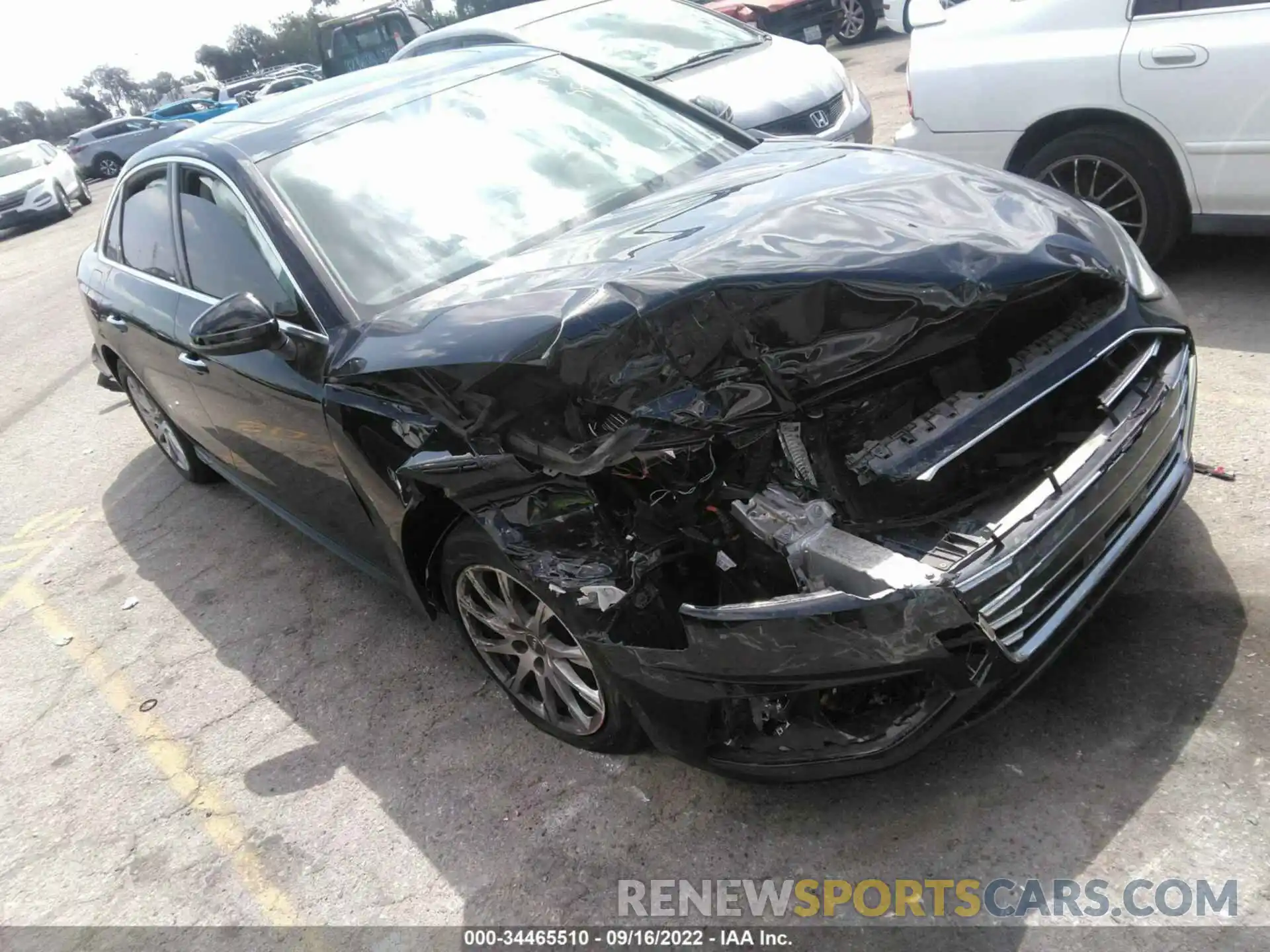 1 Photograph of a damaged car WAUGMAF4XLN005262 AUDI A4 2020