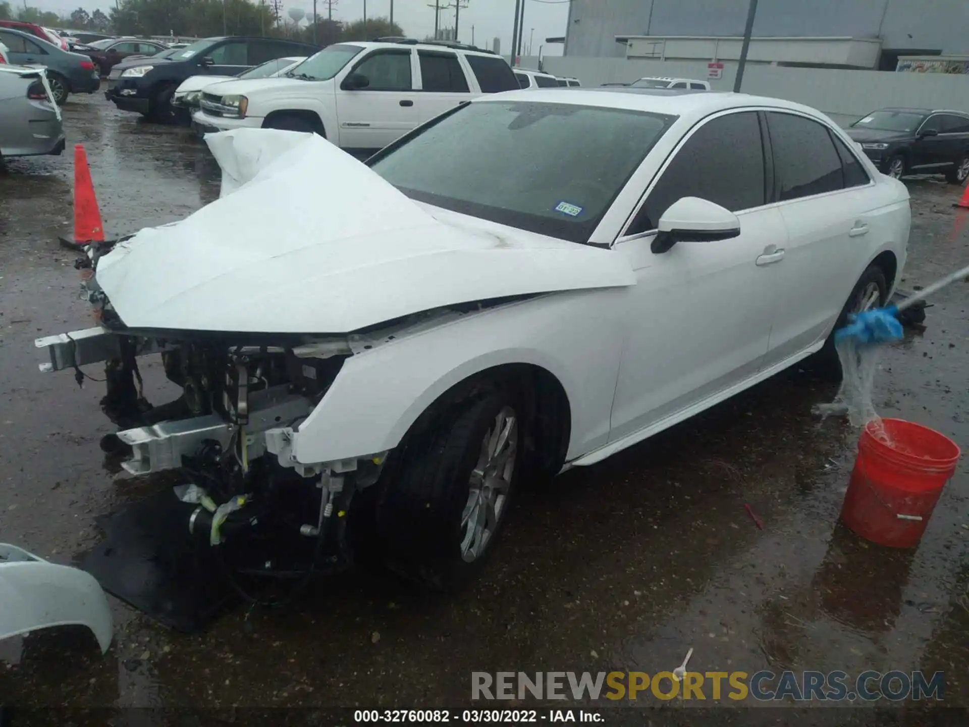 2 Photograph of a damaged car WAUGMAF4XLN006766 AUDI A4 2020