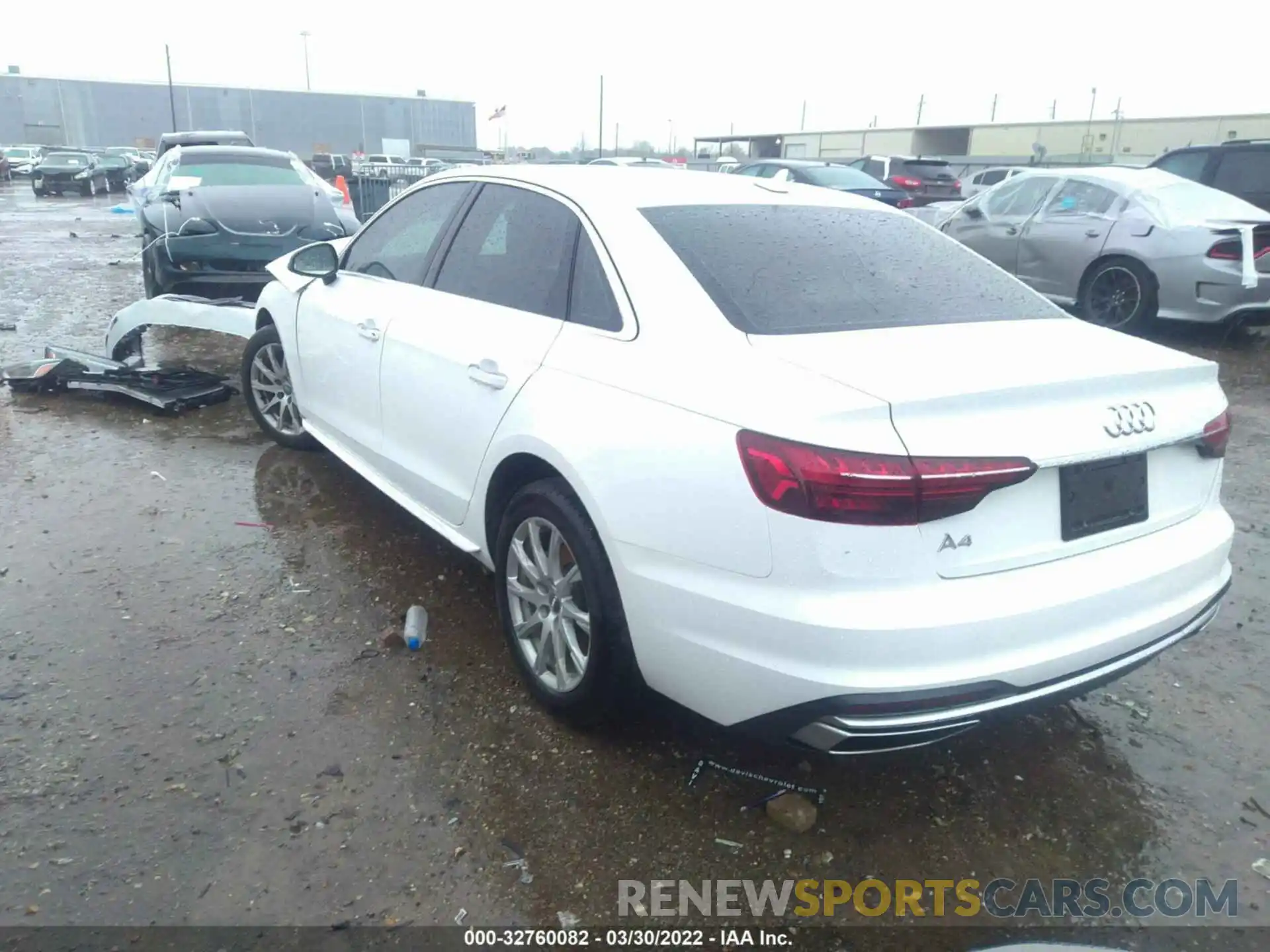 3 Фотография поврежденного автомобиля WAUGMAF4XLN006766 AUDI A4 2020