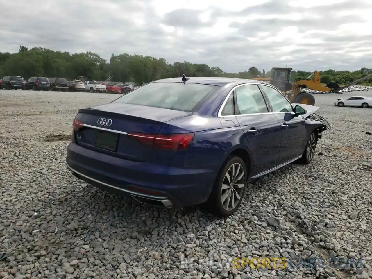 4 Фотография поврежденного автомобиля WAUHMAF44LN012650 AUDI A4 2020