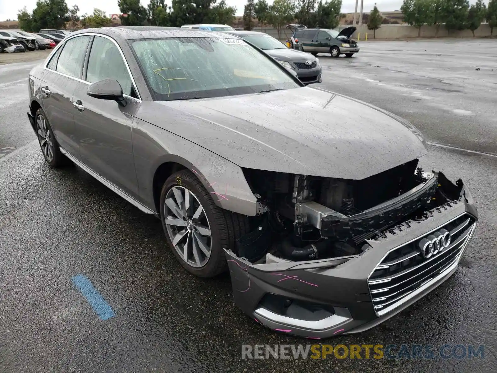 1 Photograph of a damaged car WAUHMAF45LA039413 AUDI A4 2020