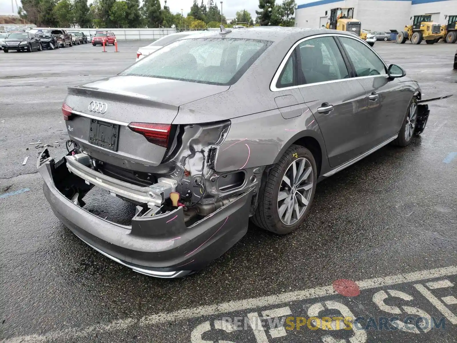 4 Photograph of a damaged car WAUHMAF45LA039413 AUDI A4 2020