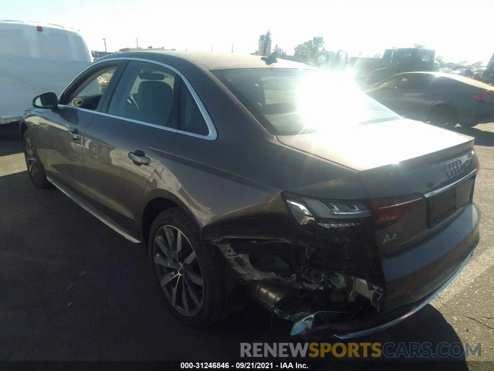 3 Photograph of a damaged car WAUHMAF45LA070001 AUDI A4 2020