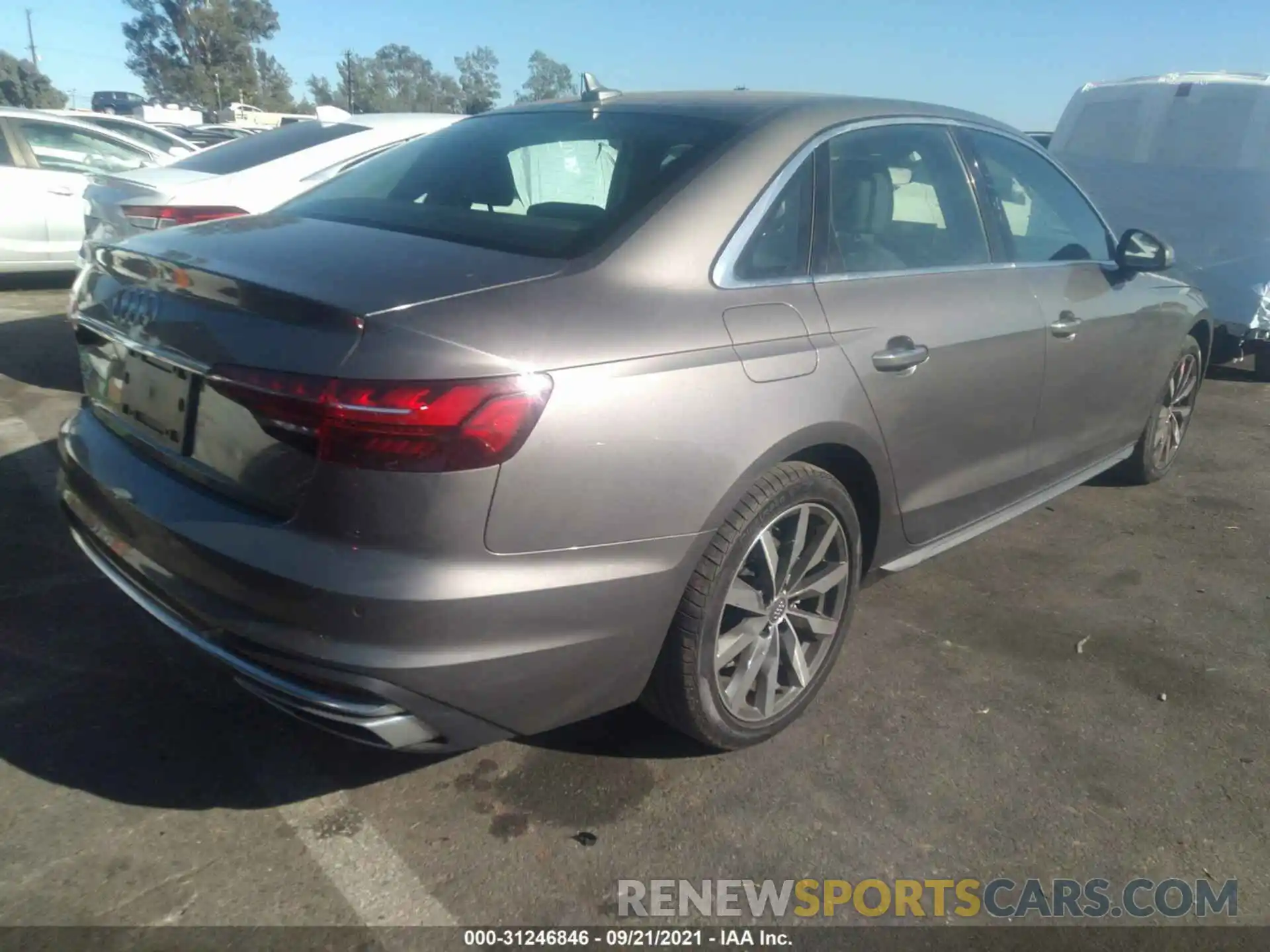 4 Photograph of a damaged car WAUHMAF45LA070001 AUDI A4 2020