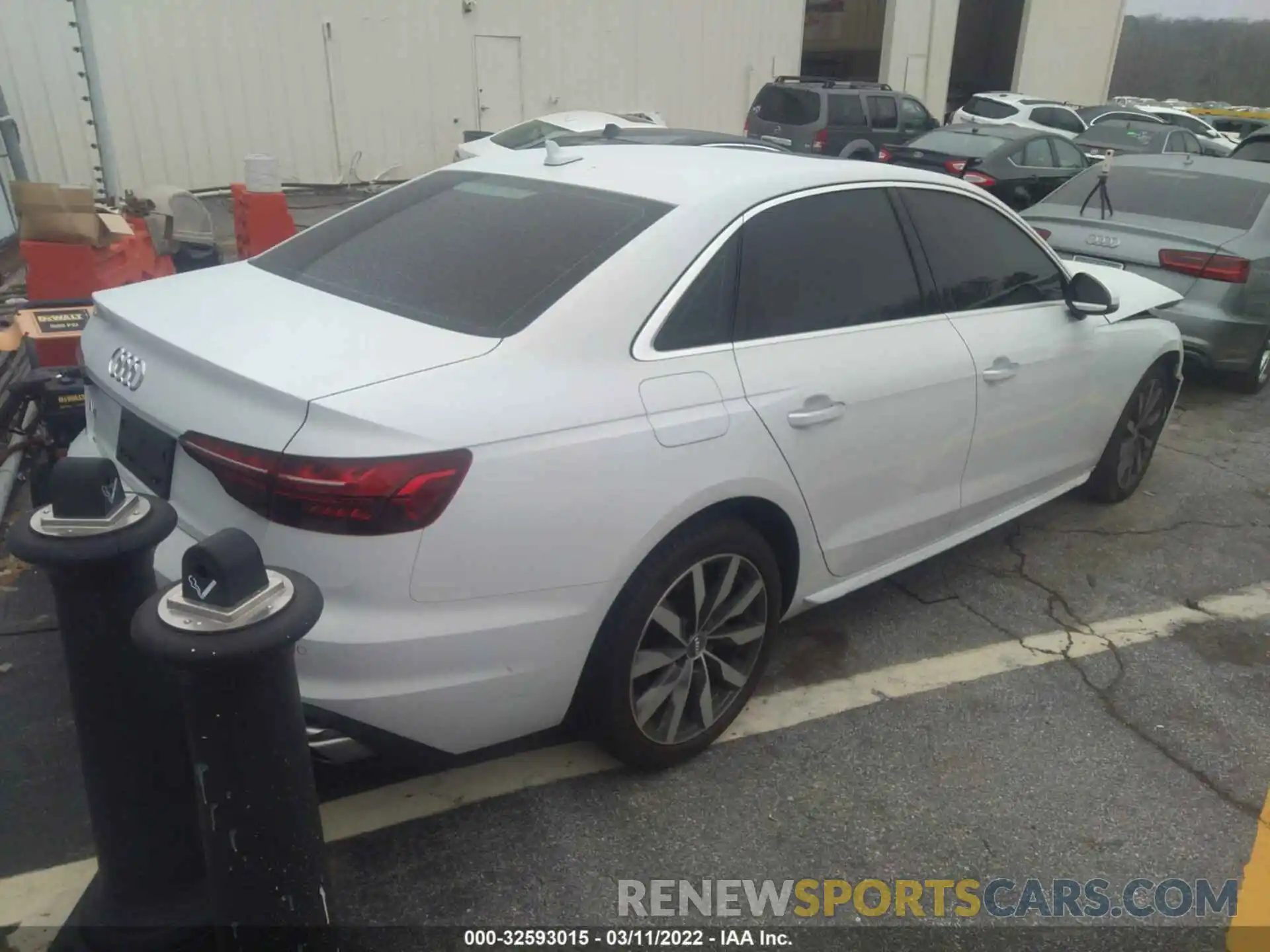 4 Photograph of a damaged car WAUHMAF45LN008610 AUDI A4 2020