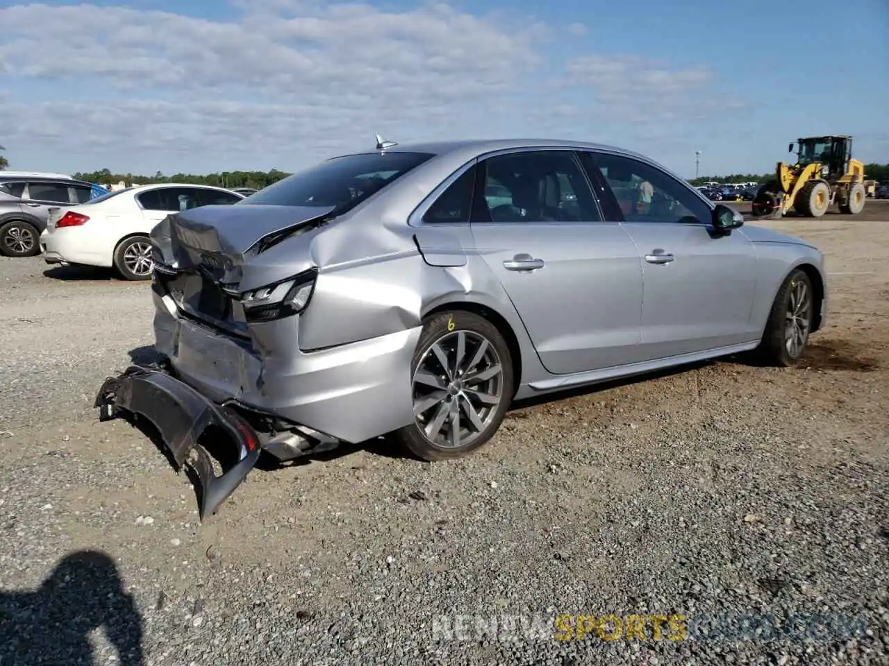 4 Photograph of a damaged car WAUHMAF49LA069594 AUDI A4 2020