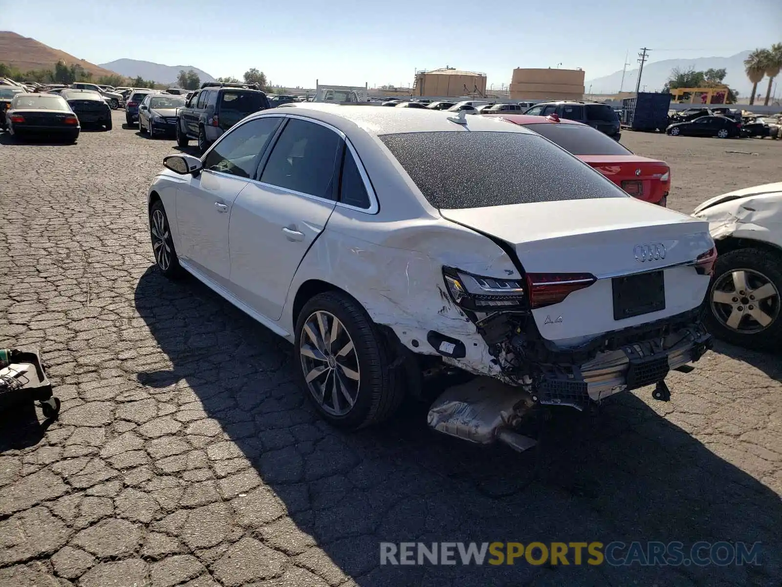 3 Photograph of a damaged car WAUHMAF4XLA047376 AUDI A4 2020