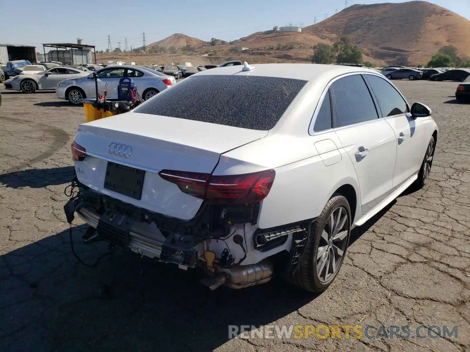 4 Photograph of a damaged car WAUHMAF4XLA047376 AUDI A4 2020