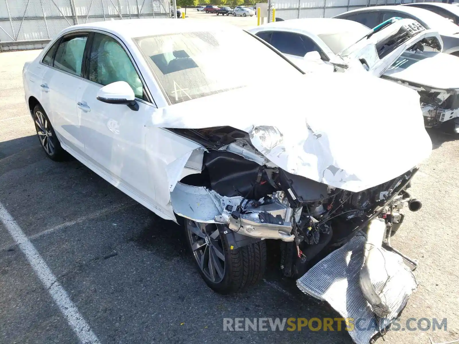 1 Photograph of a damaged car WAUHMAF4XLA061116 AUDI A4 2020