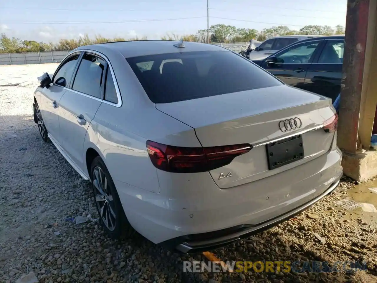 3 Photograph of a damaged car WAUHMAF4XLA072116 AUDI A4 2020