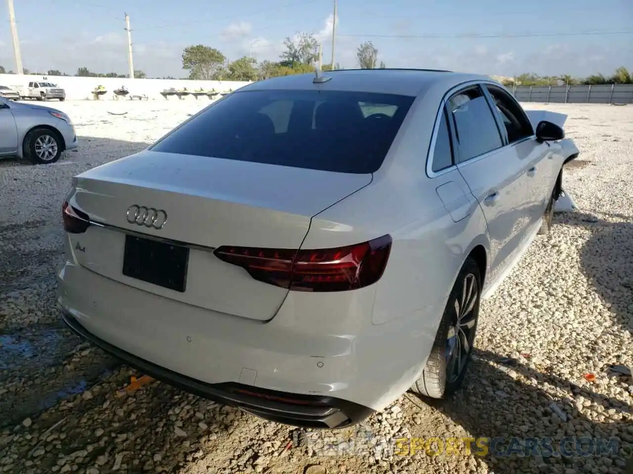 4 Photograph of a damaged car WAUHMAF4XLA072116 AUDI A4 2020