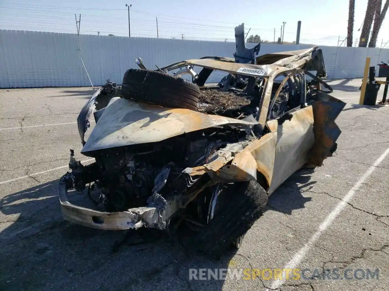 2 Photograph of a damaged car WA17AAF47MA003242 AUDI A4 2021