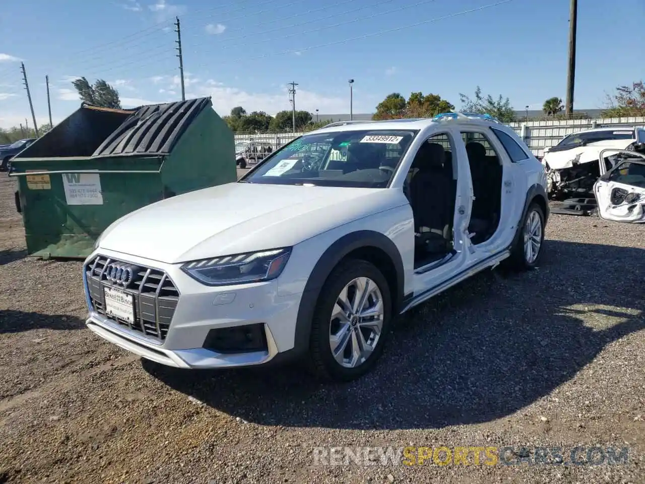 2 Photograph of a damaged car WA18AAF4XMA057400 AUDI A4 2021