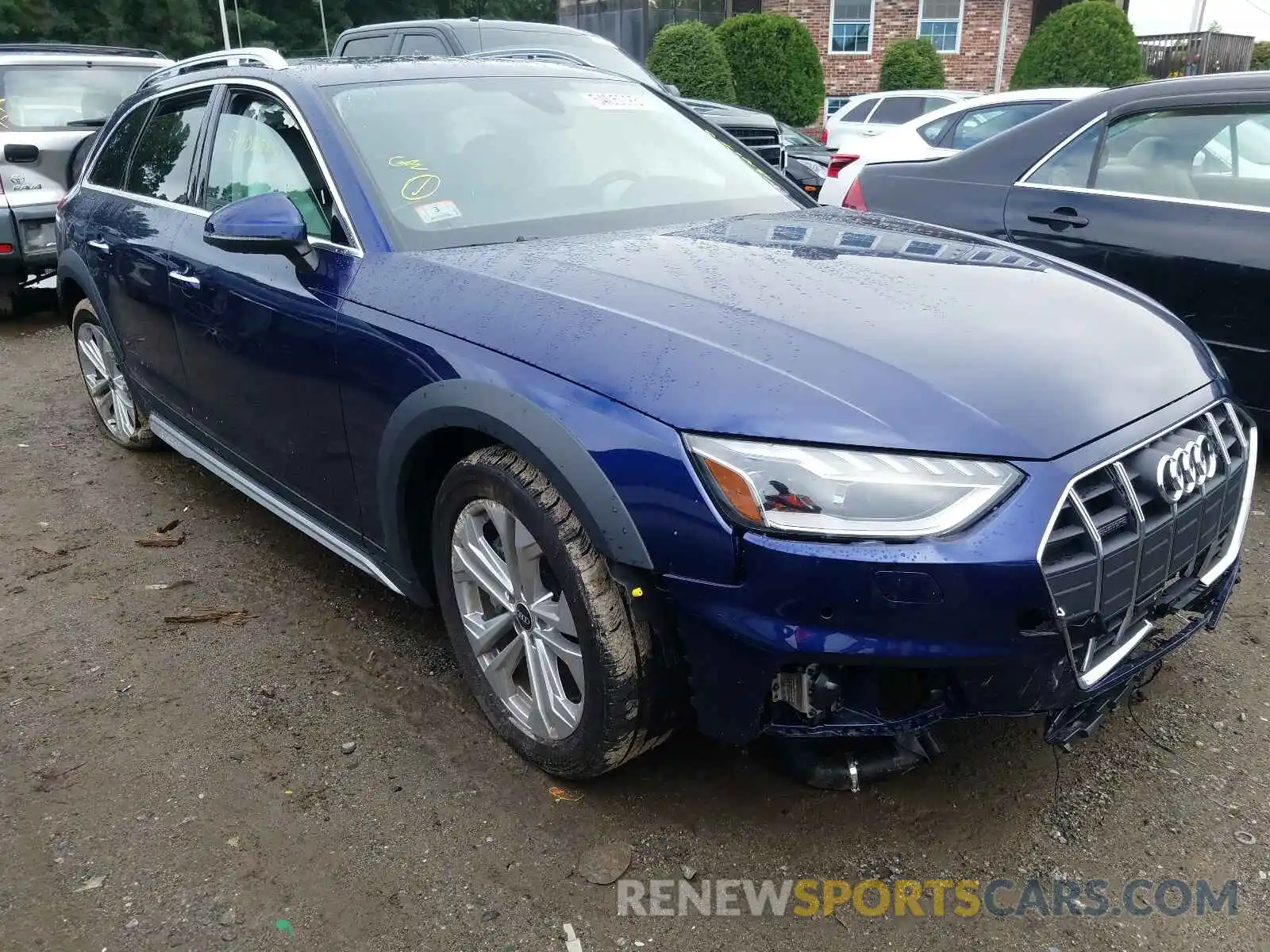 1 Photograph of a damaged car WA18ABF43MA044395 AUDI A4 2021