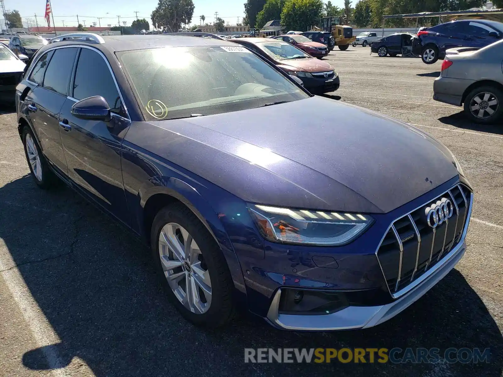 1 Photograph of a damaged car WA19AAF47MA075079 AUDI A4 2021