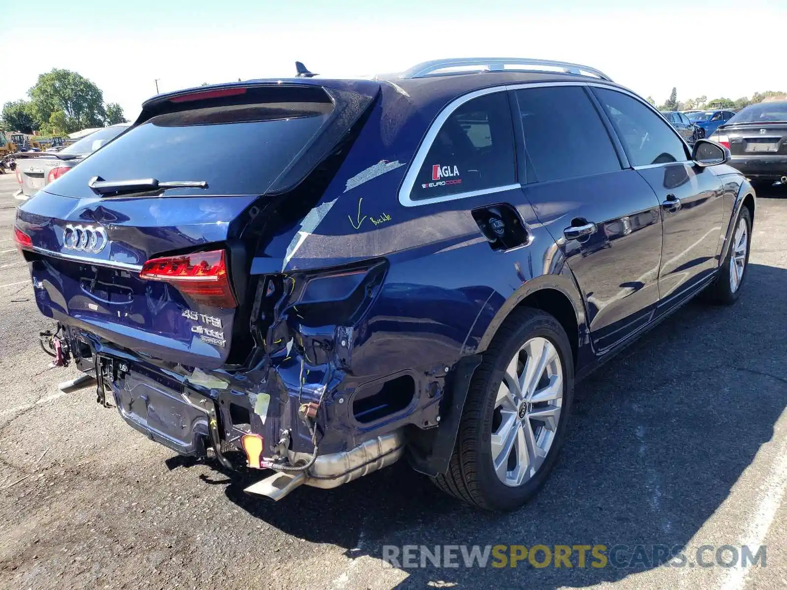 4 Photograph of a damaged car WA19AAF47MA075079 AUDI A4 2021