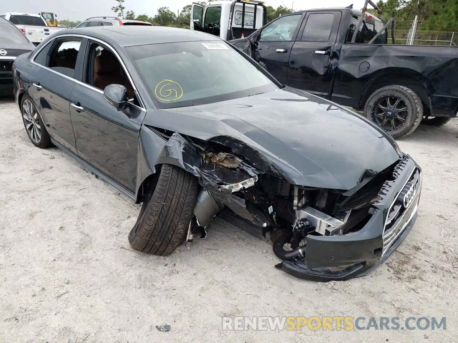 9 Photograph of a damaged car WAUABAF40MA060663 AUDI A4 2021