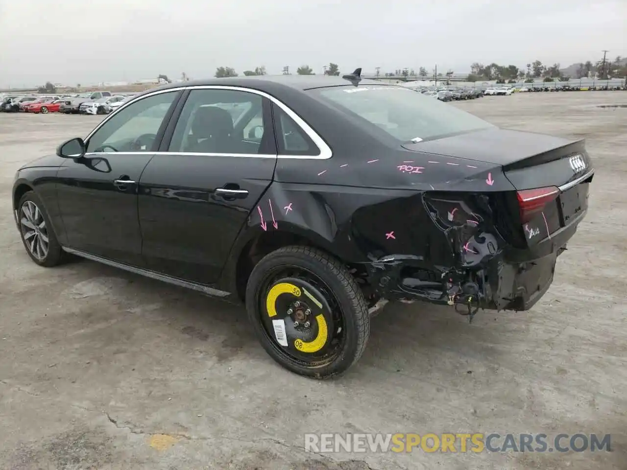 3 Photograph of a damaged car WAUABAF41MN011335 AUDI A4 2021