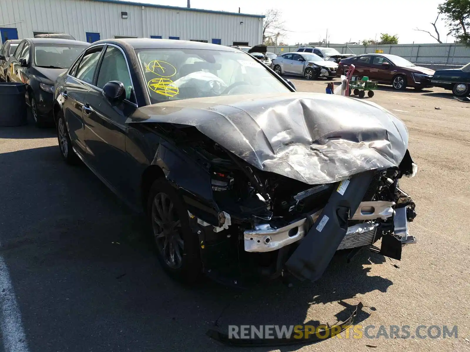 1 Photograph of a damaged car WAUABAF42MA029222 AUDI A4 2021