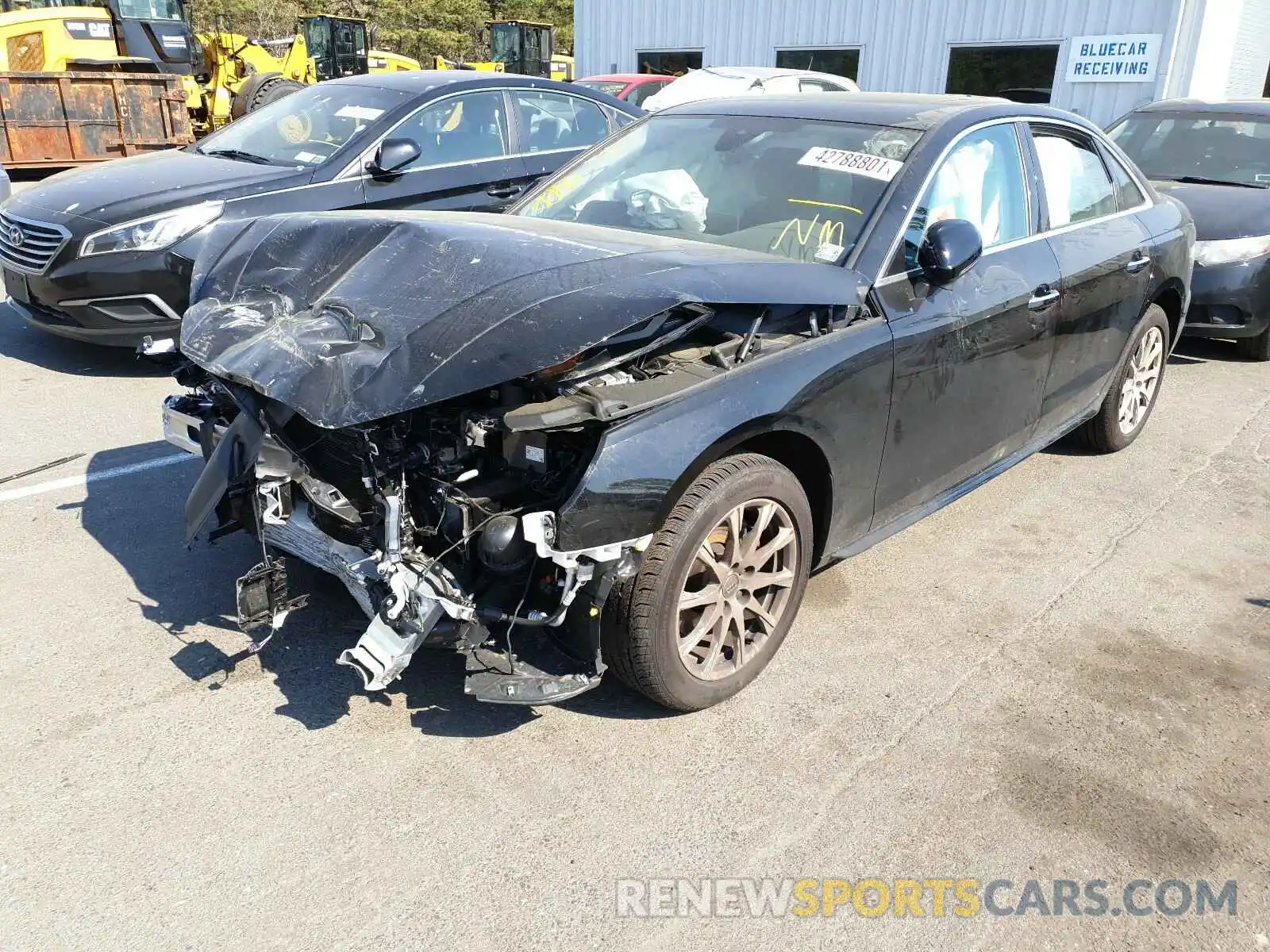 2 Photograph of a damaged car WAUABAF42MA029222 AUDI A4 2021