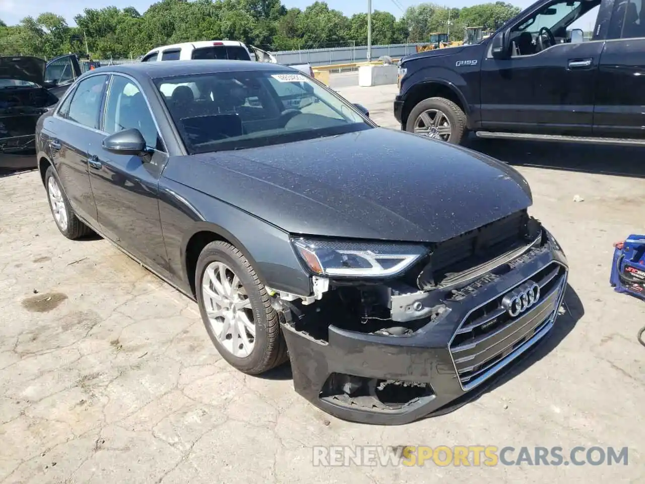 1 Photograph of a damaged car WAUABAF43MN004659 AUDI A4 2021