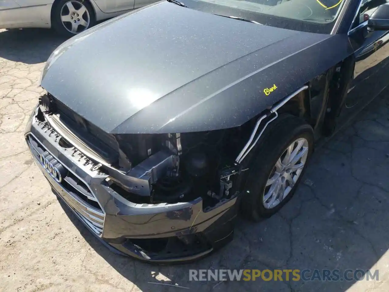 9 Photograph of a damaged car WAUABAF43MN004659 AUDI A4 2021