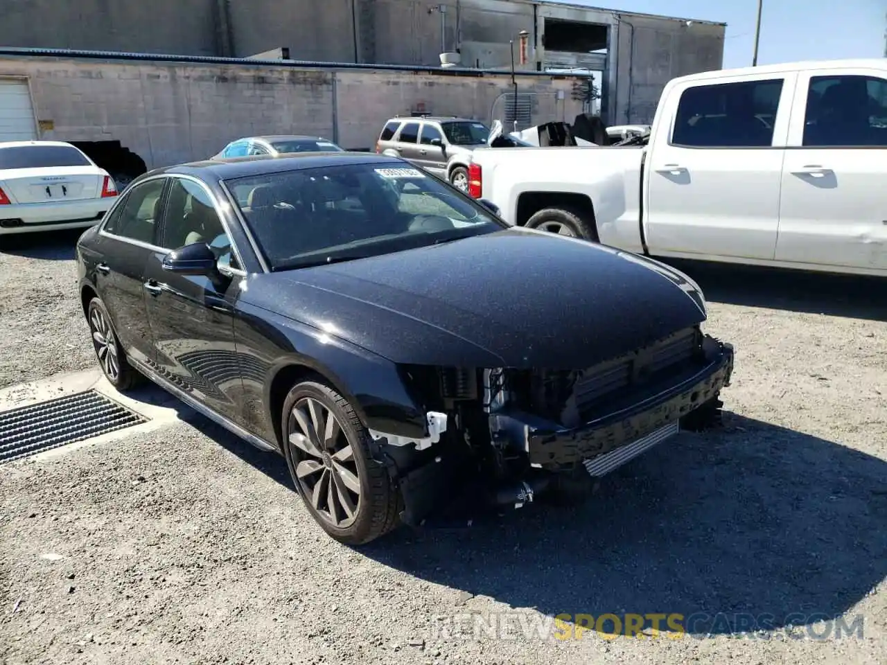 1 Photograph of a damaged car WAUABAF43MN014205 AUDI A4 2021