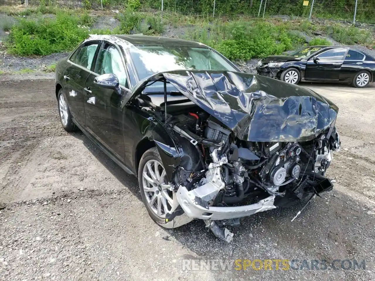 1 Photograph of a damaged car WAUABAF44MA051822 AUDI A4 2021