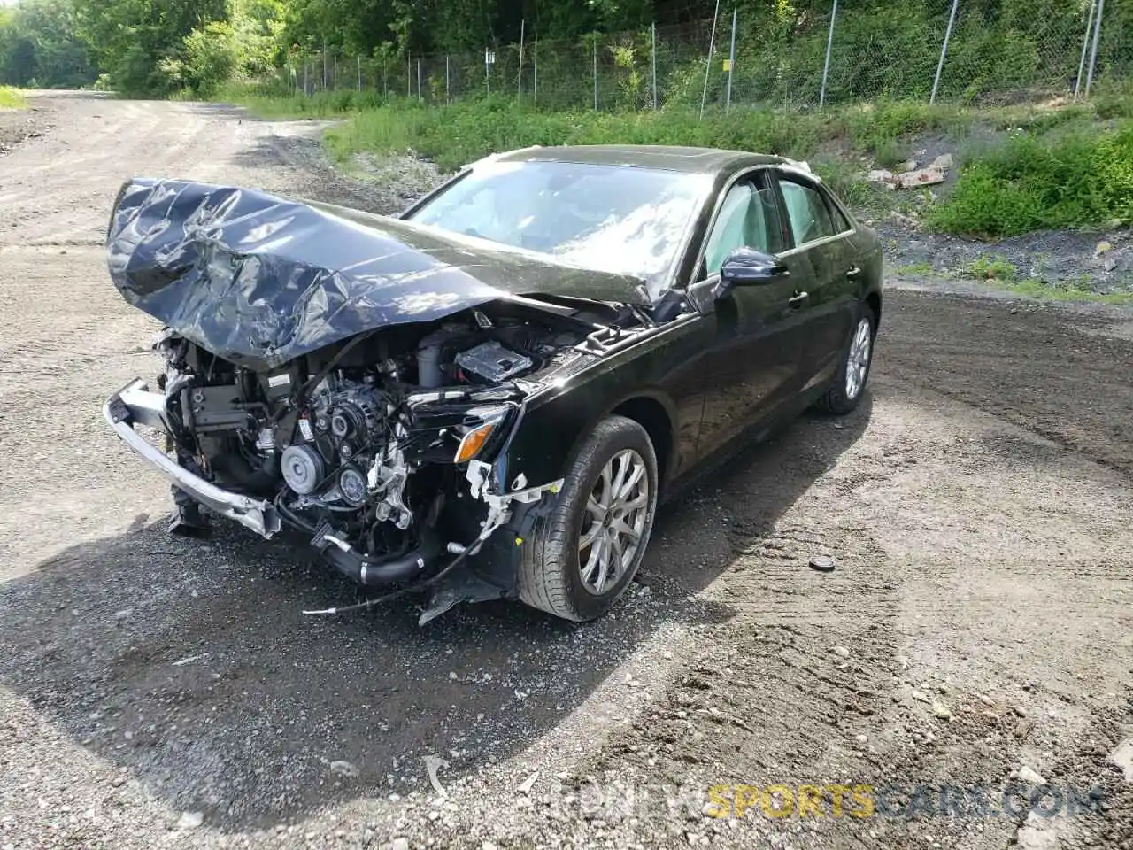 2 Photograph of a damaged car WAUABAF44MA051822 AUDI A4 2021