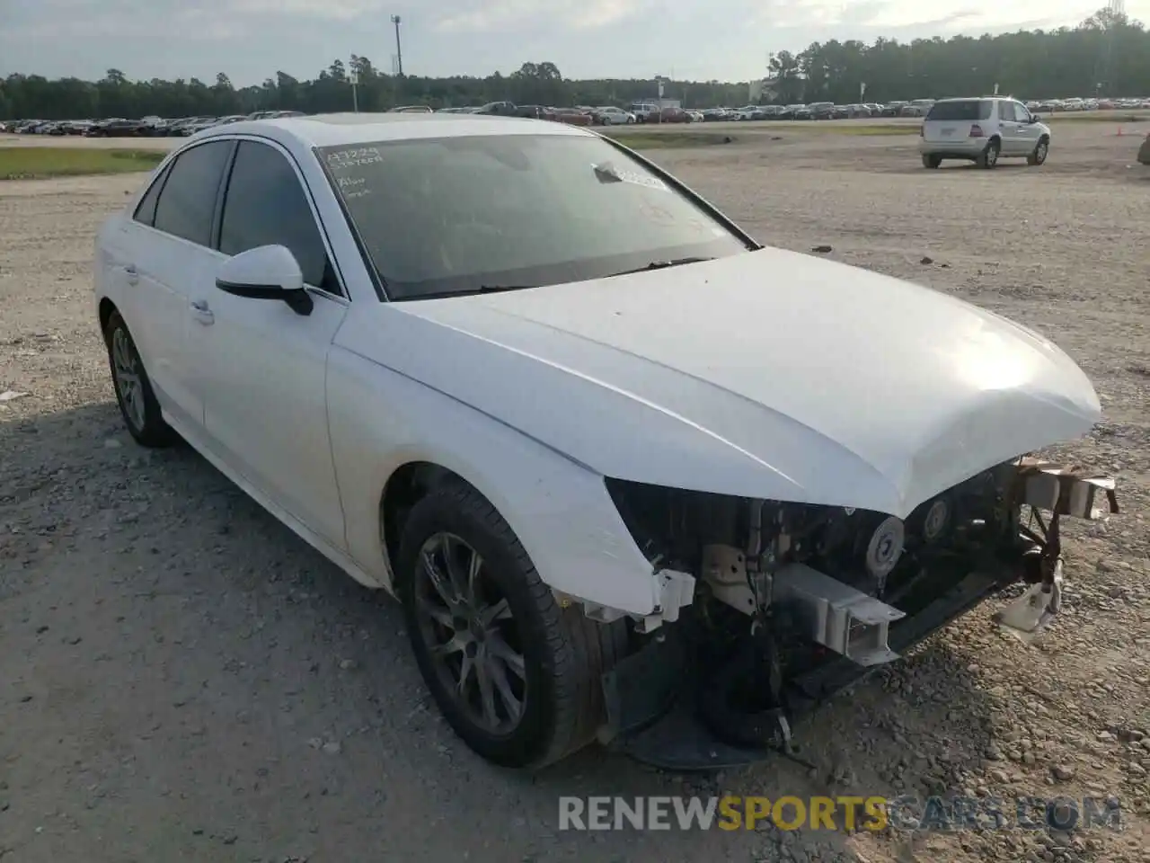 1 Photograph of a damaged car WAUABAF45MA009465 AUDI A4 2021